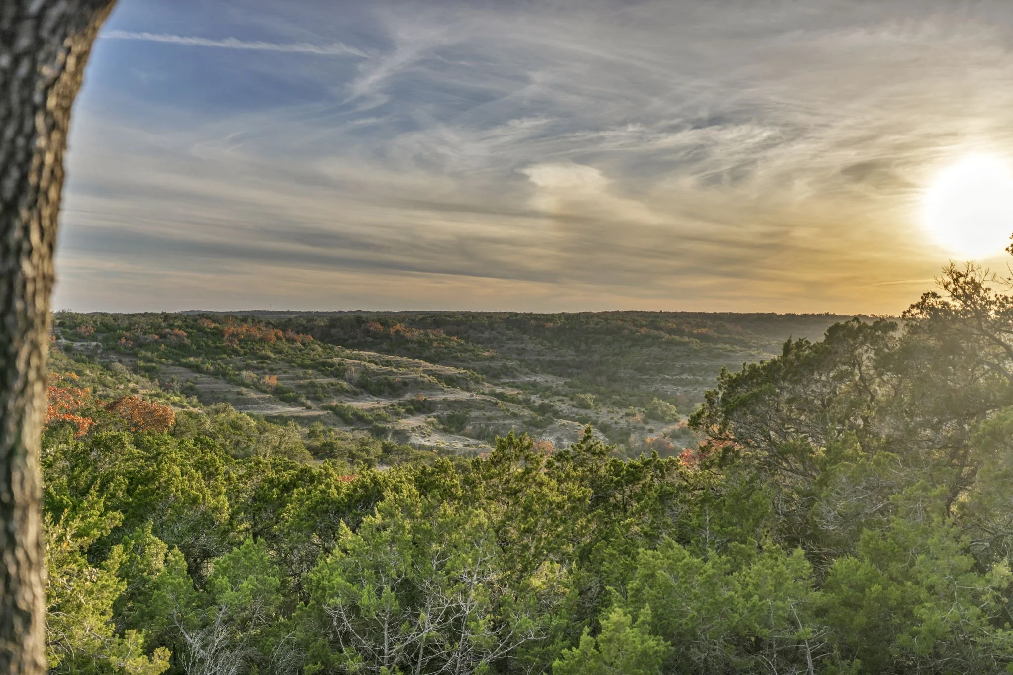 RanchesAt Dripping Springs ranchette community west of Austin Texas with ponds and panoramic Hill Country views